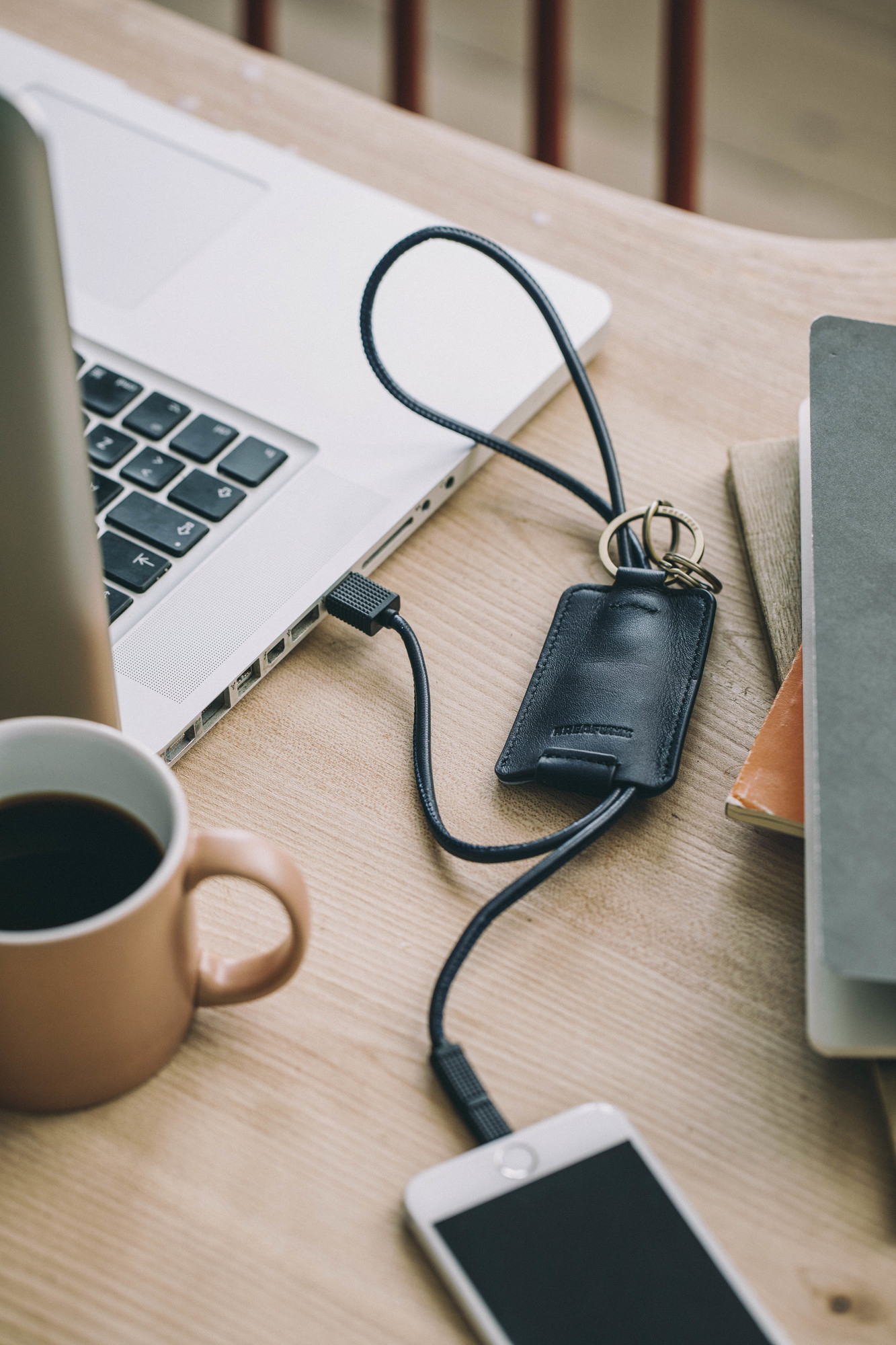 cCHAIN Schlüsselanhänger mit USB Kabel Kreafunk EINZELSTÜCK