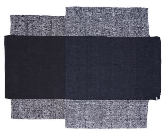 Nobsa Rug Large Teppich ames Verkehrsgrau / Graubraun