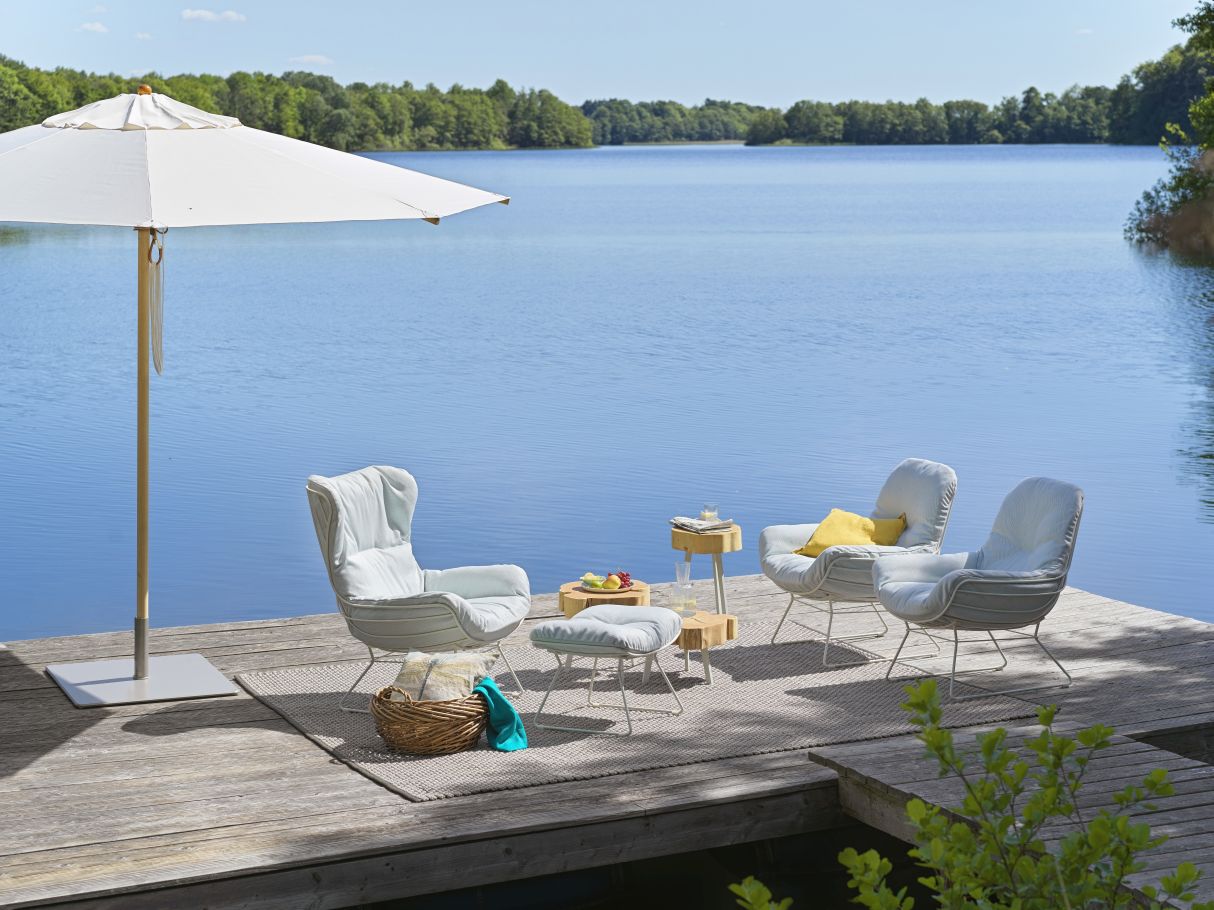 Leyasol Ottoman Outdoor Freifrau Manufaktur