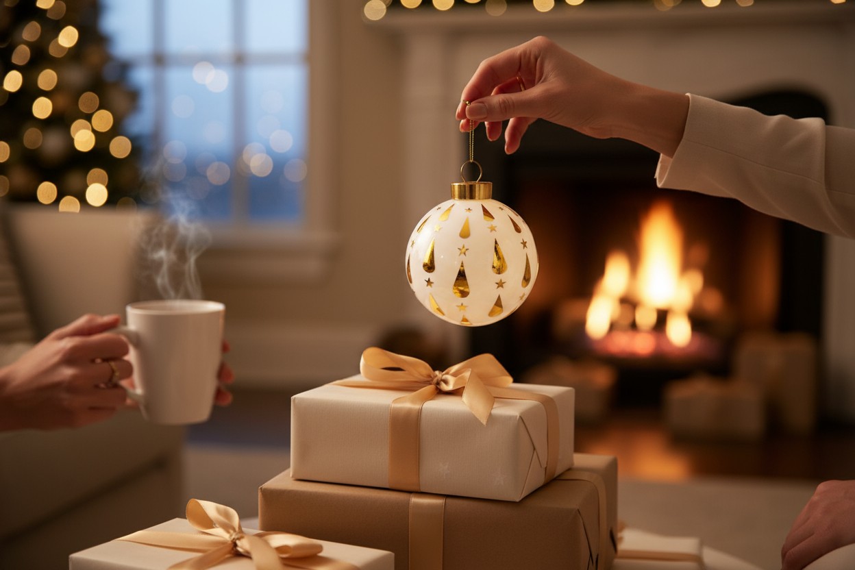 NZ04 SE25 Xmas Weihnachtskugel Alessi