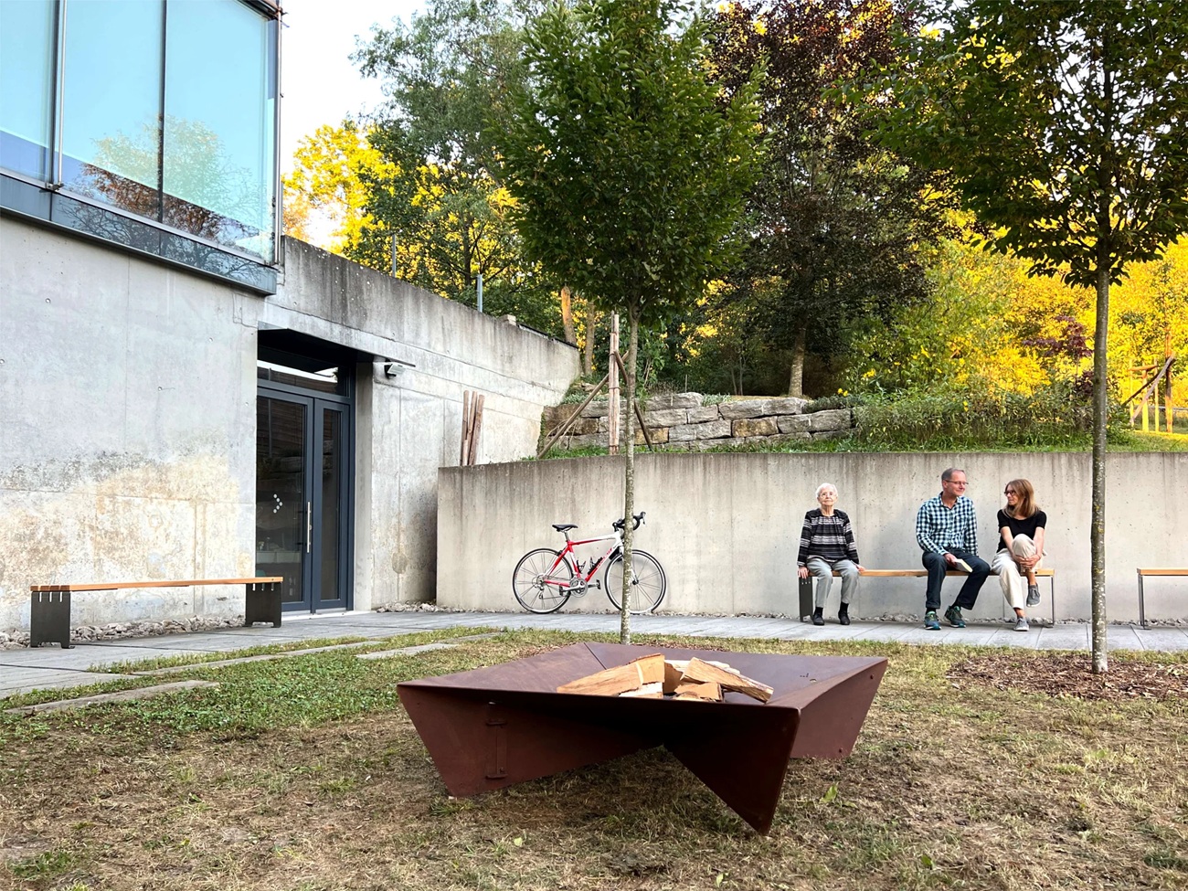 Fluxus Feuerschale quadratisch Keilbach