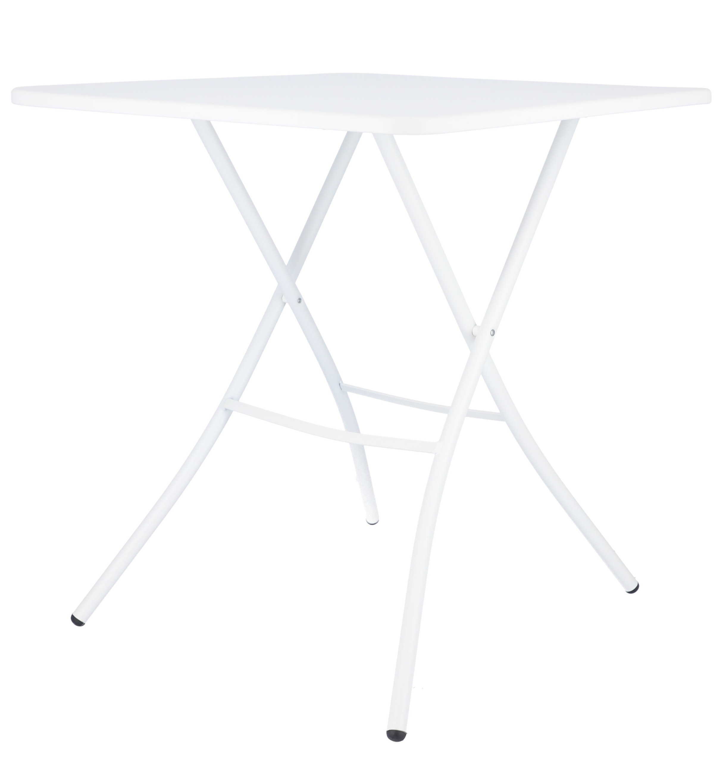 Weißer Fiam Sirio Klapptisch von Jan Kurtz für den Garten oder Balkon. Outdoor Tisch.