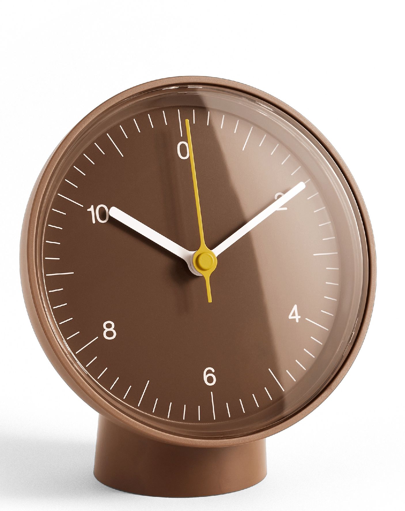 Table Clock Dual-function Tischuhr / Wanduhr Hay Braun