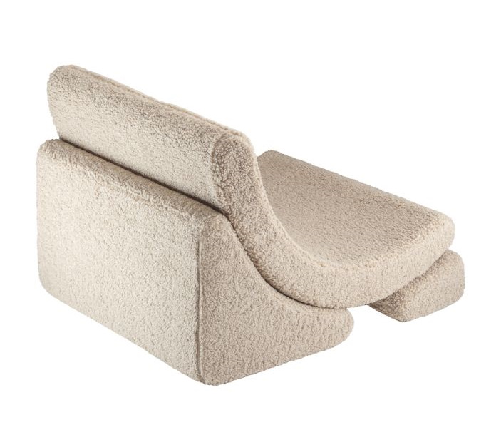 Mond Kindersessel Teddystoff Wigiwama