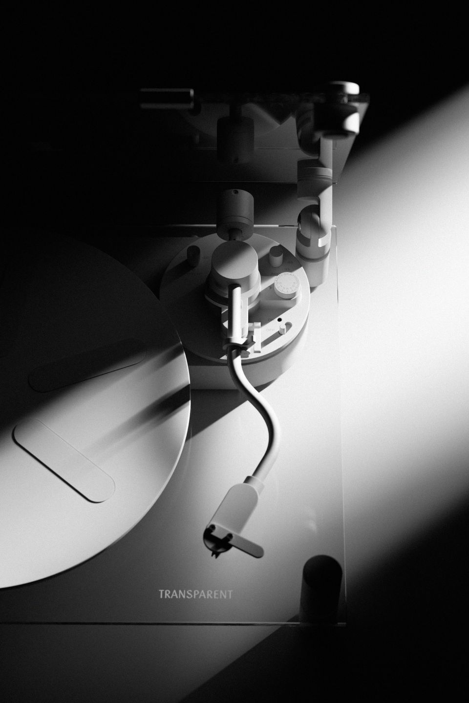 Transparente Drehscheibe Transparent