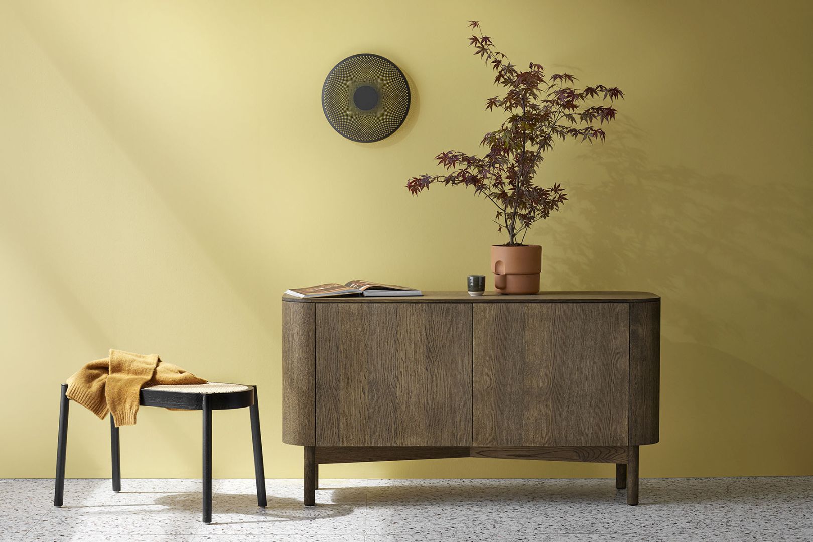 Loud Sideboard aus Eiche hell von Northern, modernes Sideboard mit Stauraum und Holzoberfläche.