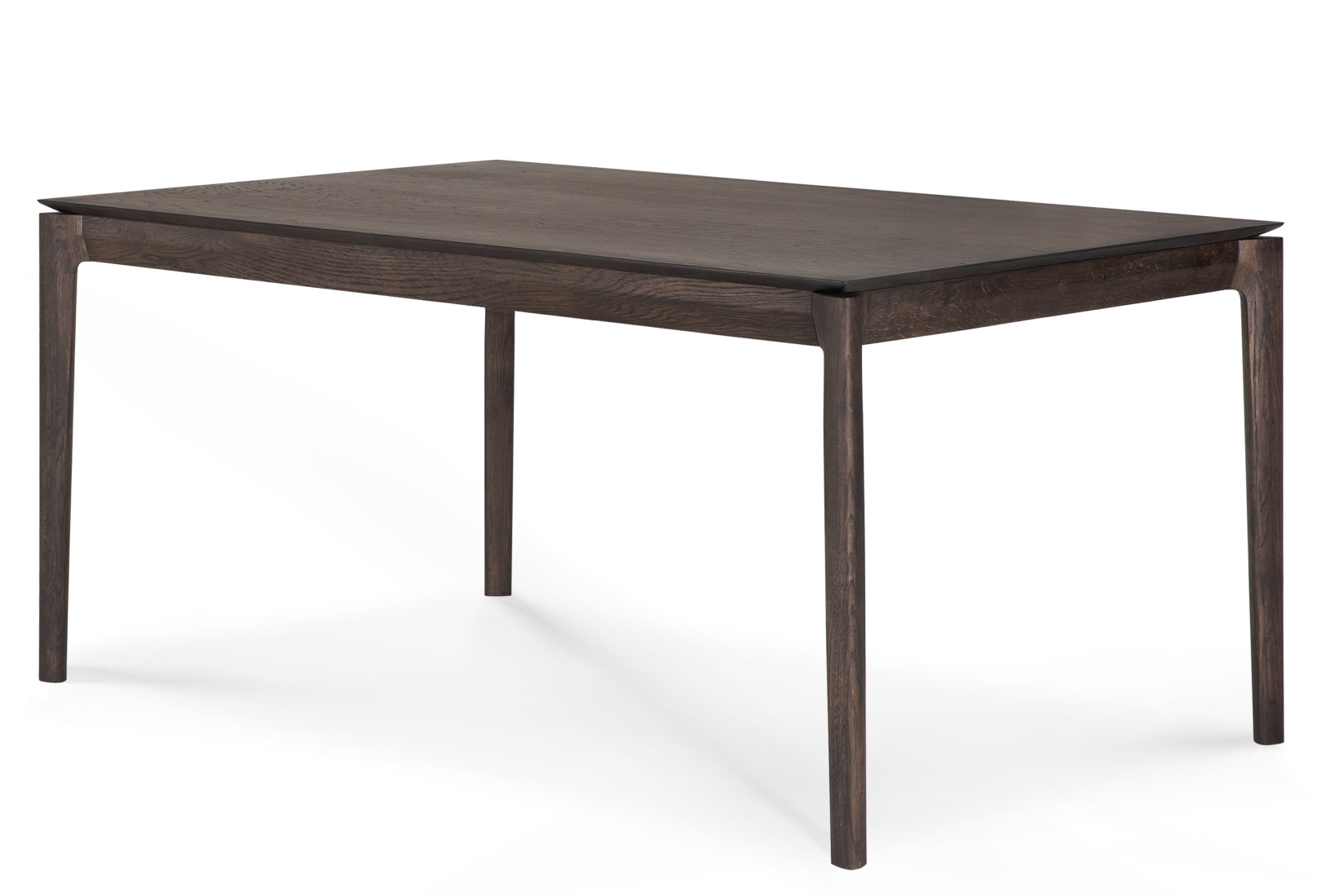 Bok Esstisch ausziehbar, Eiche braun von Ethnicraft. Moderner Holztisch mit vier Beinen.