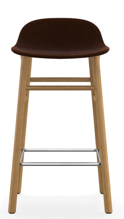 Form Barstool Barhocker H 65 cm Holz Gepolstert Normann Copenhagen