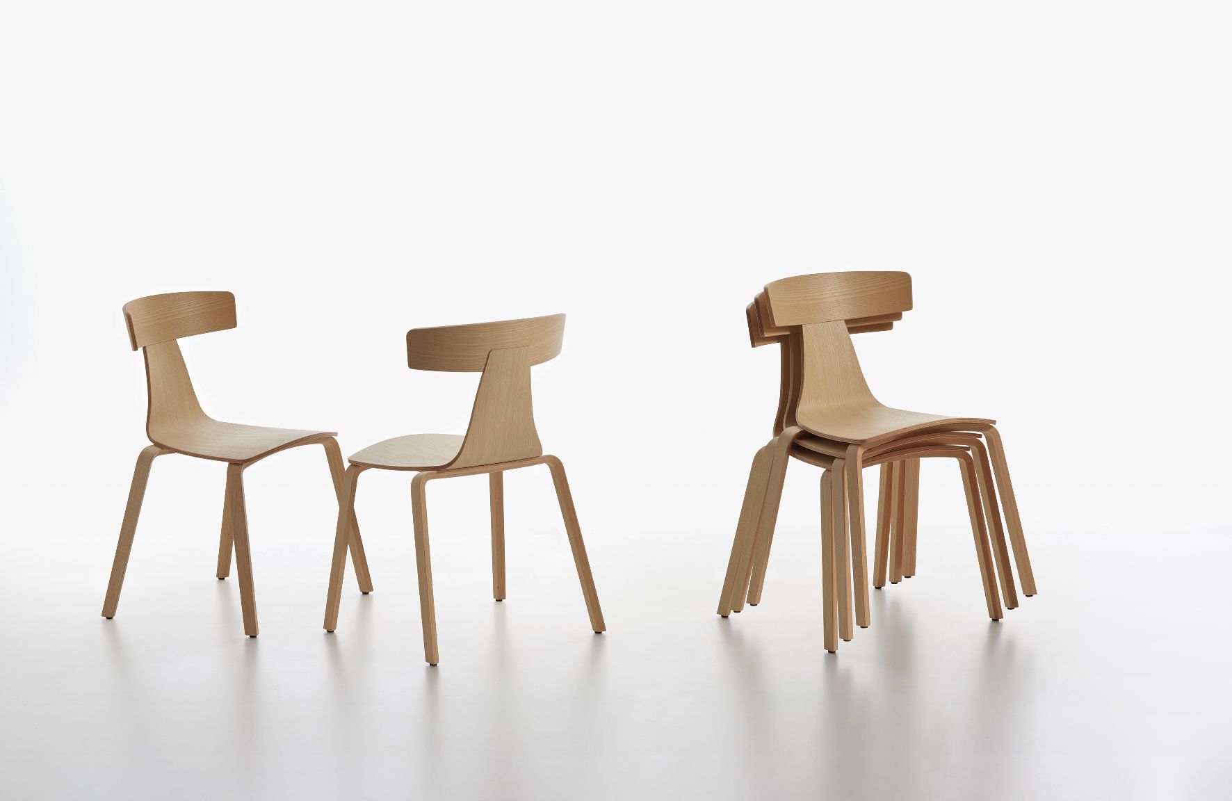 Remo Wood Chair Holz Stuhl Plank