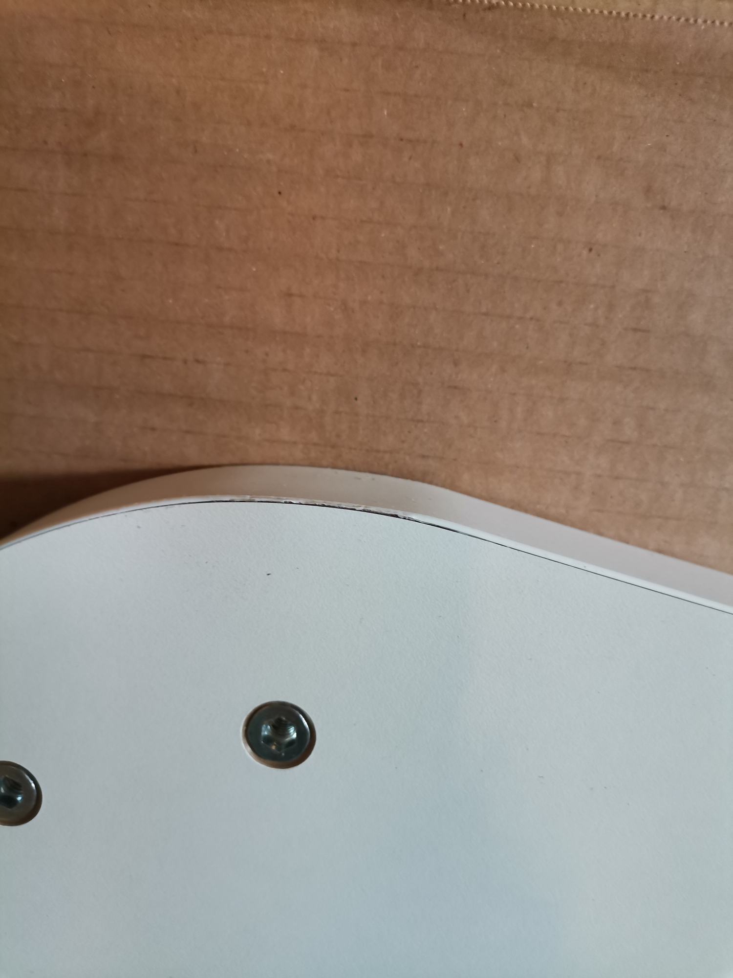 Max - Tisch 190 x 90/73cm auf Rollen / ZINKWEISS Kartell MÄNGELEXEMPLAR