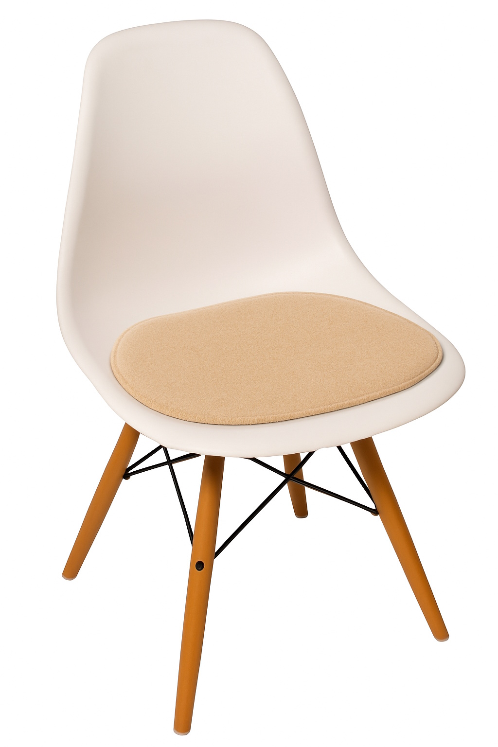 Sitzkissen Eames Side Chair DSR,DSW,DSX 5 mm / SAND Parkhaus Berlin EINZELSTÜCK 