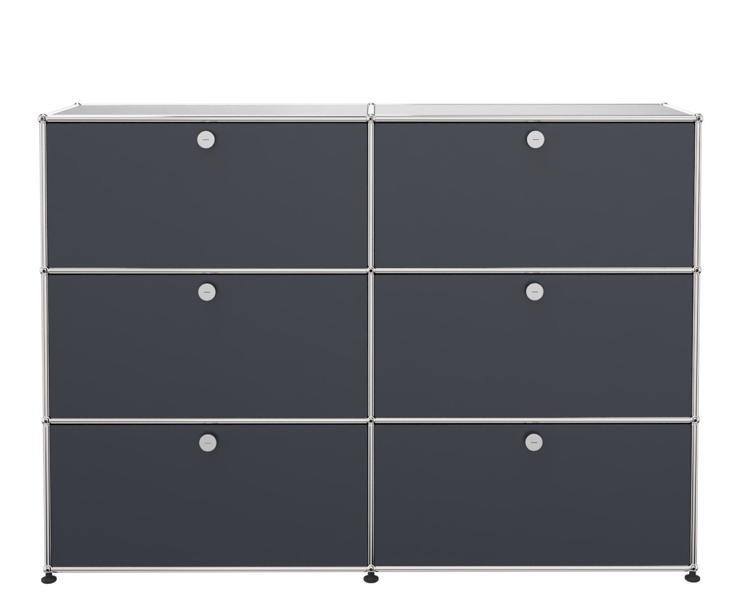 USM Haller Highboard 6 Klappen anthrazit