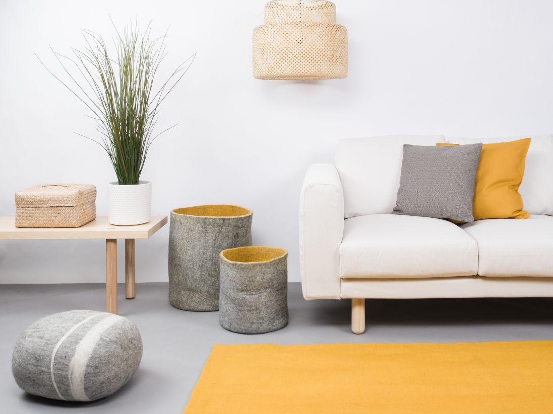 Mono Rechteckig Filzteppich 160 x 230 cm cm myfelt 