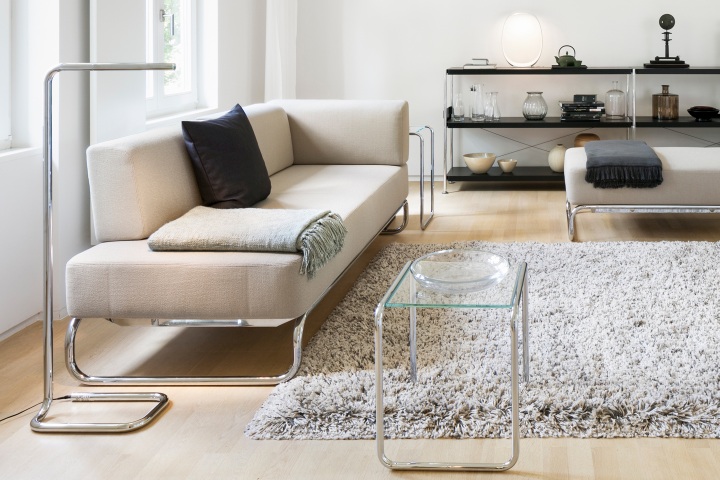 Lum LED 125 Stehleuchte Thonet Verchromt