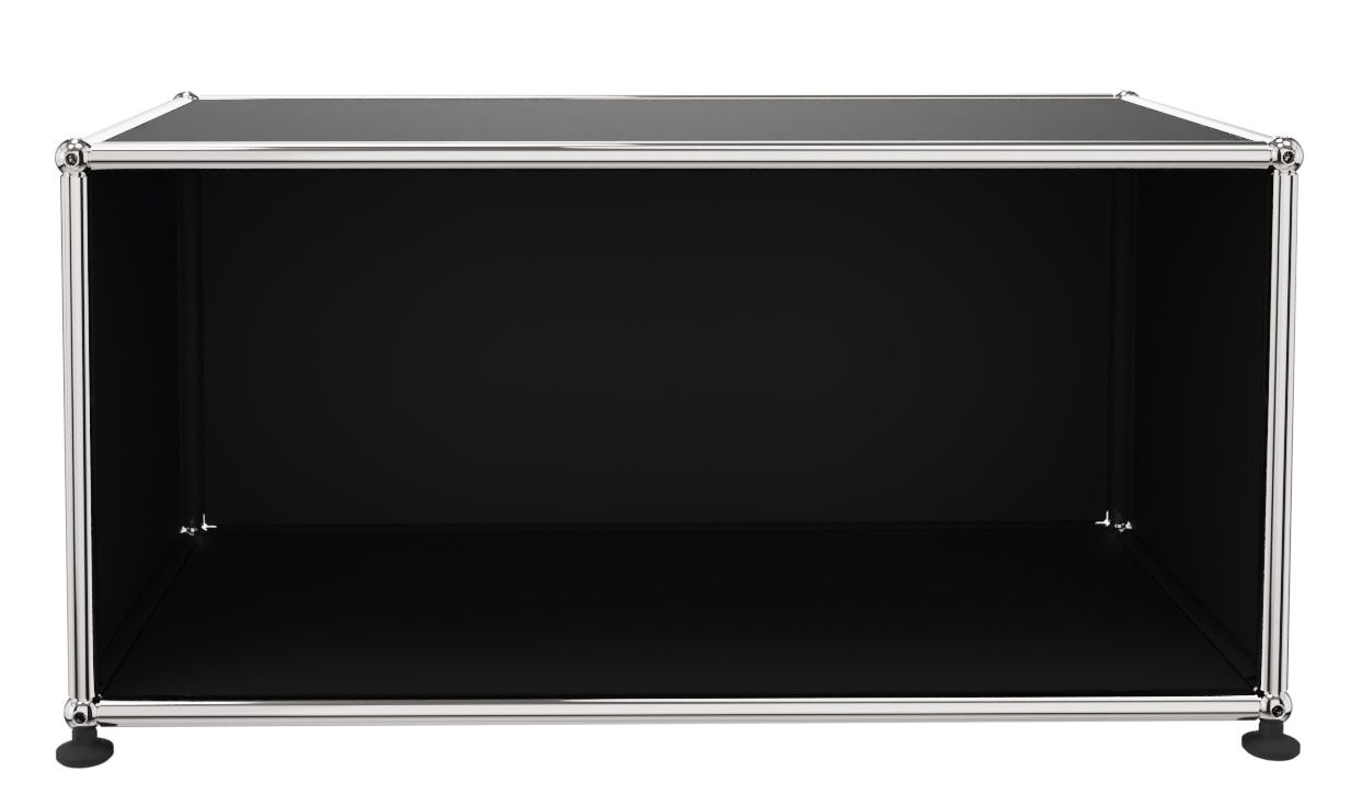 USM Haller Lowboard Offen Graphitschwarz - FAST DELIVERY