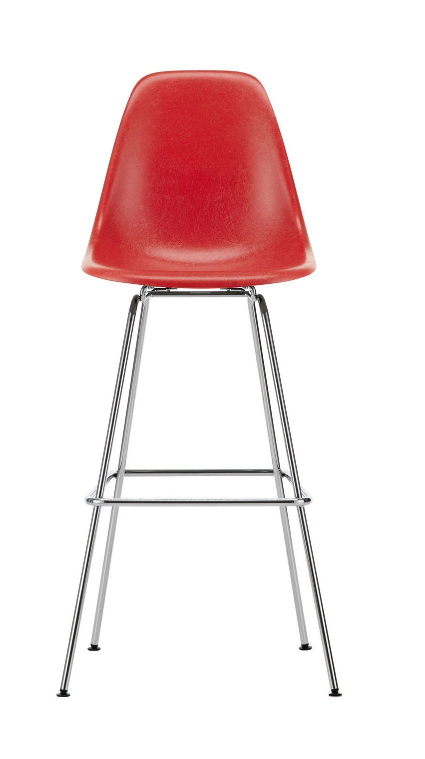 Eames Fiberglass Bar Stool High Barhocker Vitra