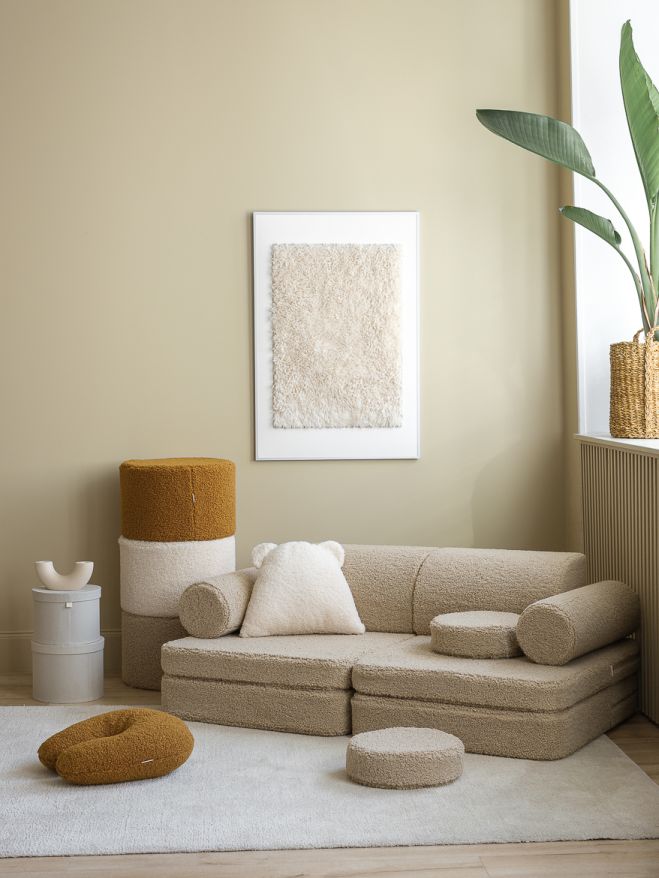 Kinderspielsofa Teddystoff Wigiwama