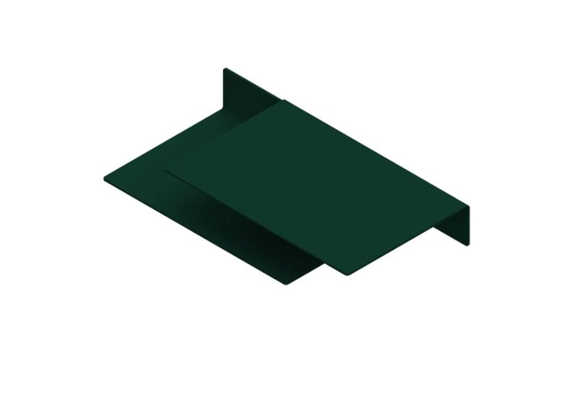 Dunkelgrünes Float Shelf Wandregal von New Tendency, minimalistisches Design für moderne Wohnräume.