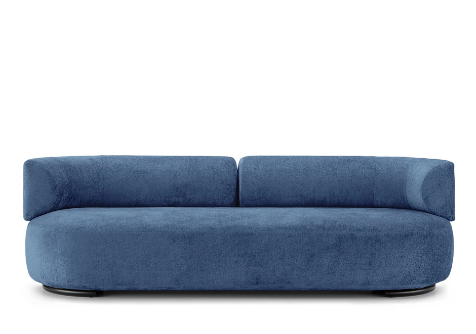 K-Wait Sofa Chenille himmelblau Kartell