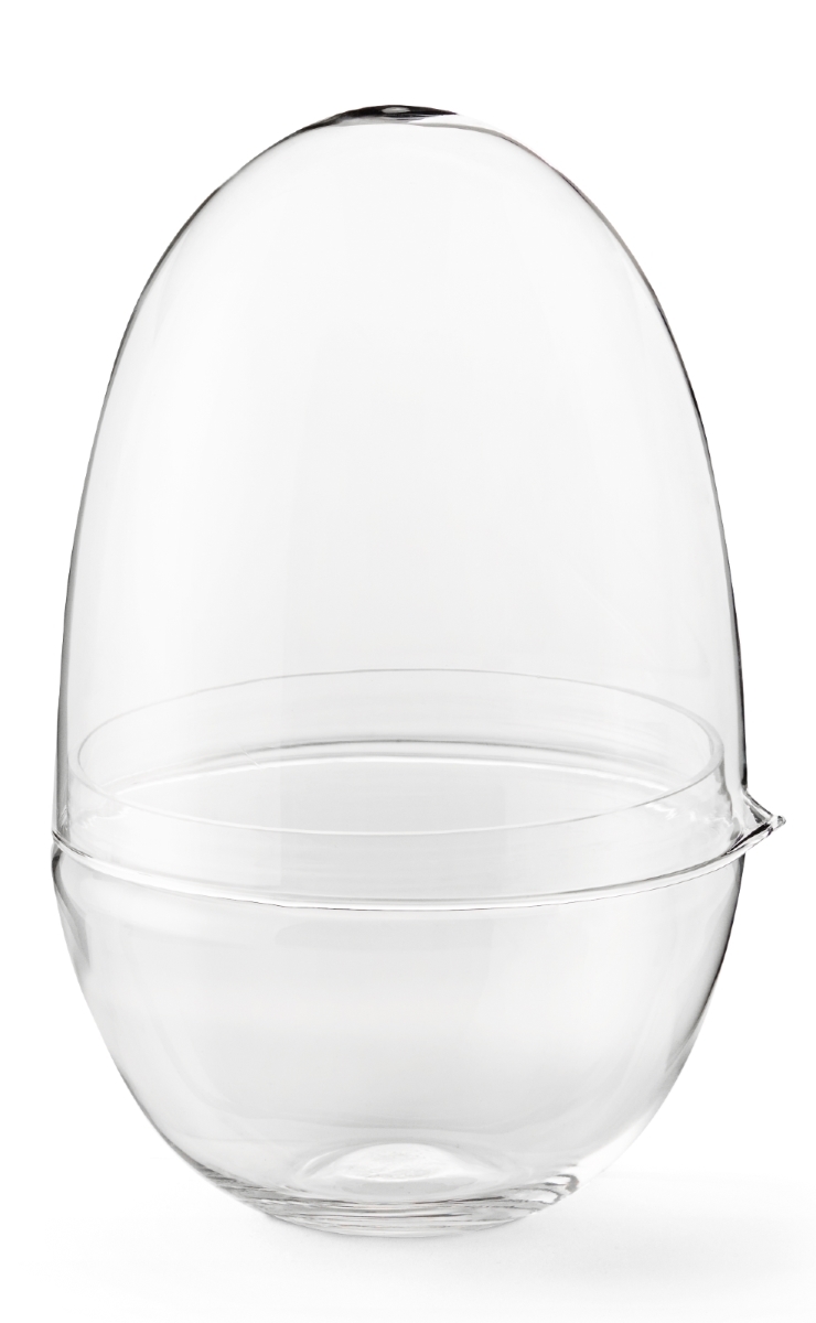 Klares Grow XL Gewächshaus von Design House Stockholm, ideal für Kräuter und Pflanzen.