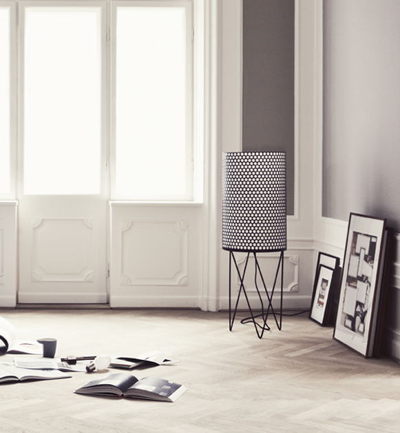 Pedrera Stehleuchte PD2 weiß Gubi