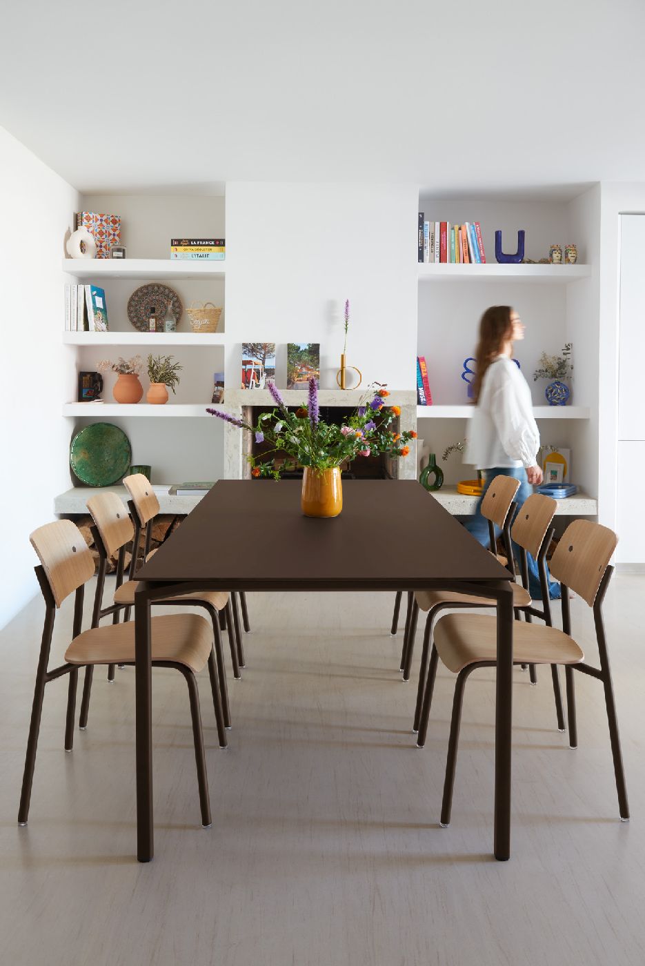 Studie Chair Stuhl aus Eichenholz Indoor Fermob