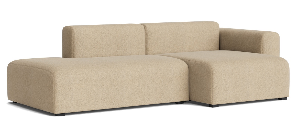 Mags Sofa 2,5-Sitzer Combination 3 low Armrest mit Armlehne rechts Hay Stoff Turf Sand