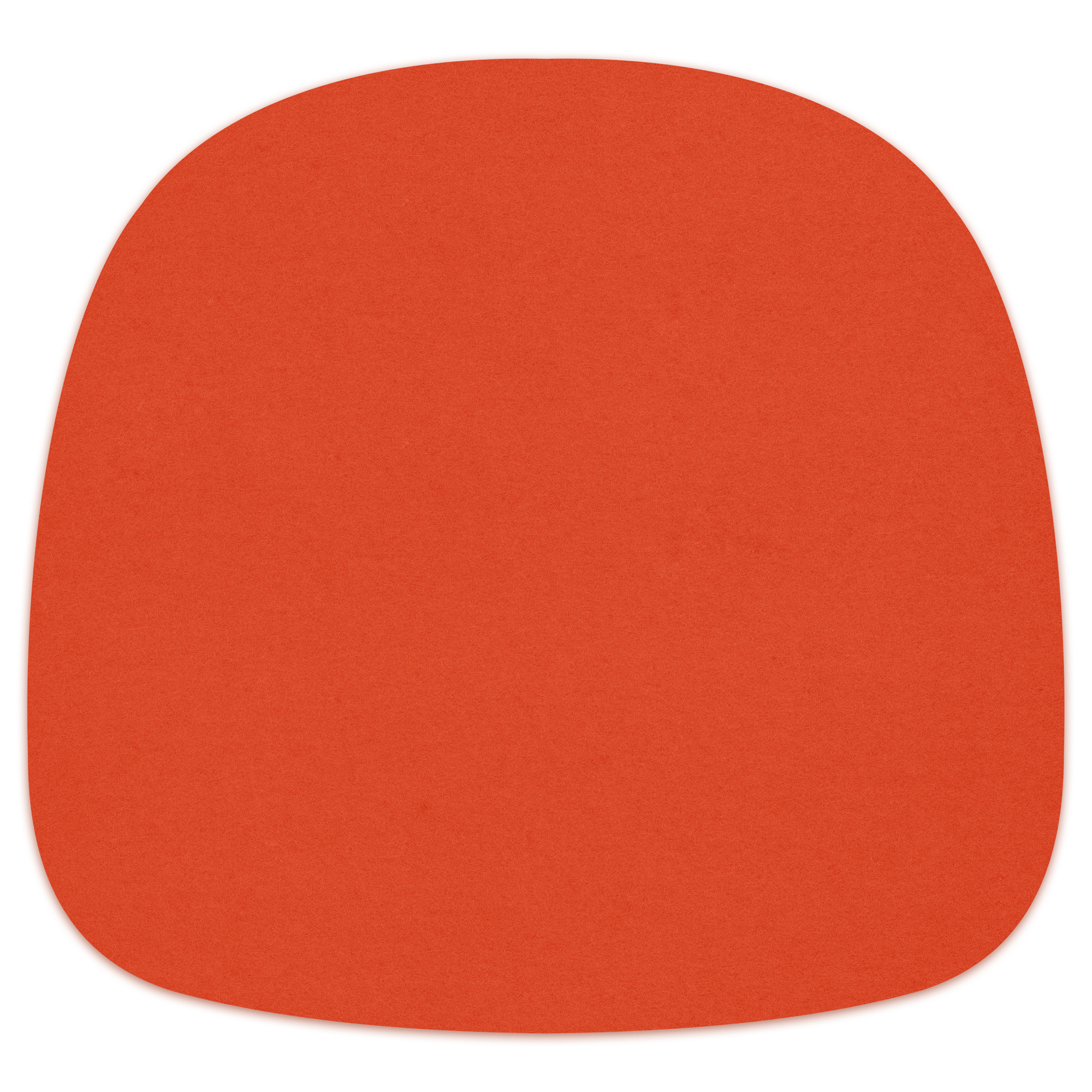 Mango-farbene Filz Sitzauflage für About A Chair AAC22 / AAC 22 Stuhl, EINZELSTÜCK.