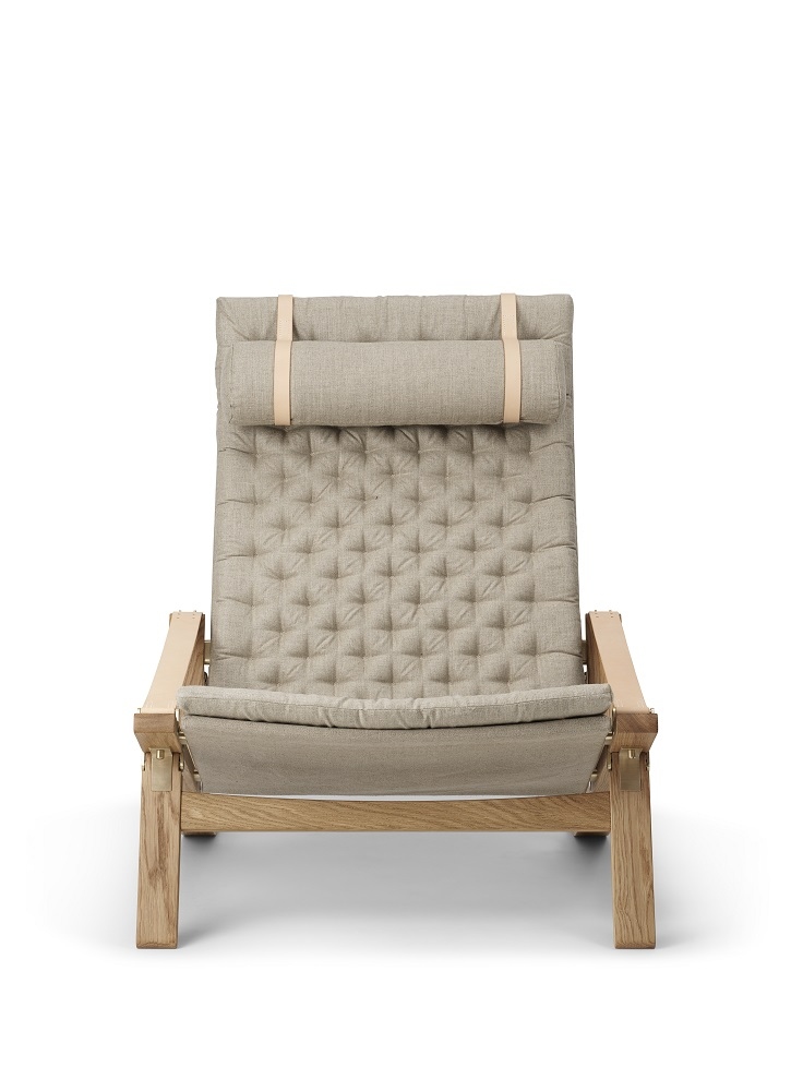 FK10 Plico Chair Sessel von Carl Hansen & Søn in Weißöl, bequemer Lounge Sessel.
