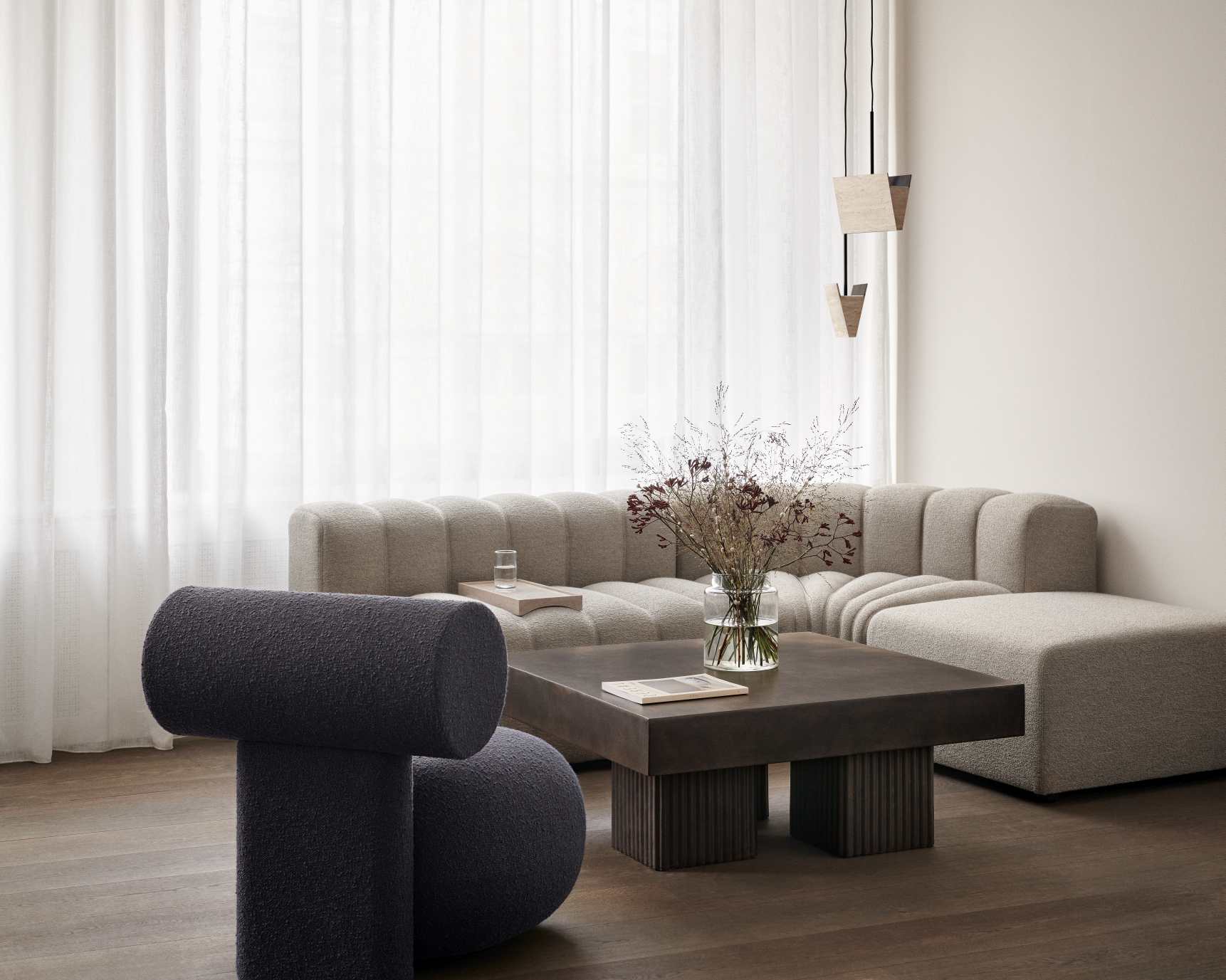 Hippo Lounge Chair Sessel Vollgepolstert NORR11