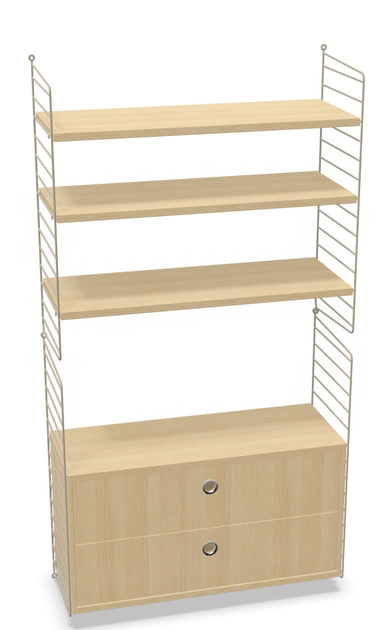 Arbeitsplatz KONFIGURATIONEN W3 String Furniture