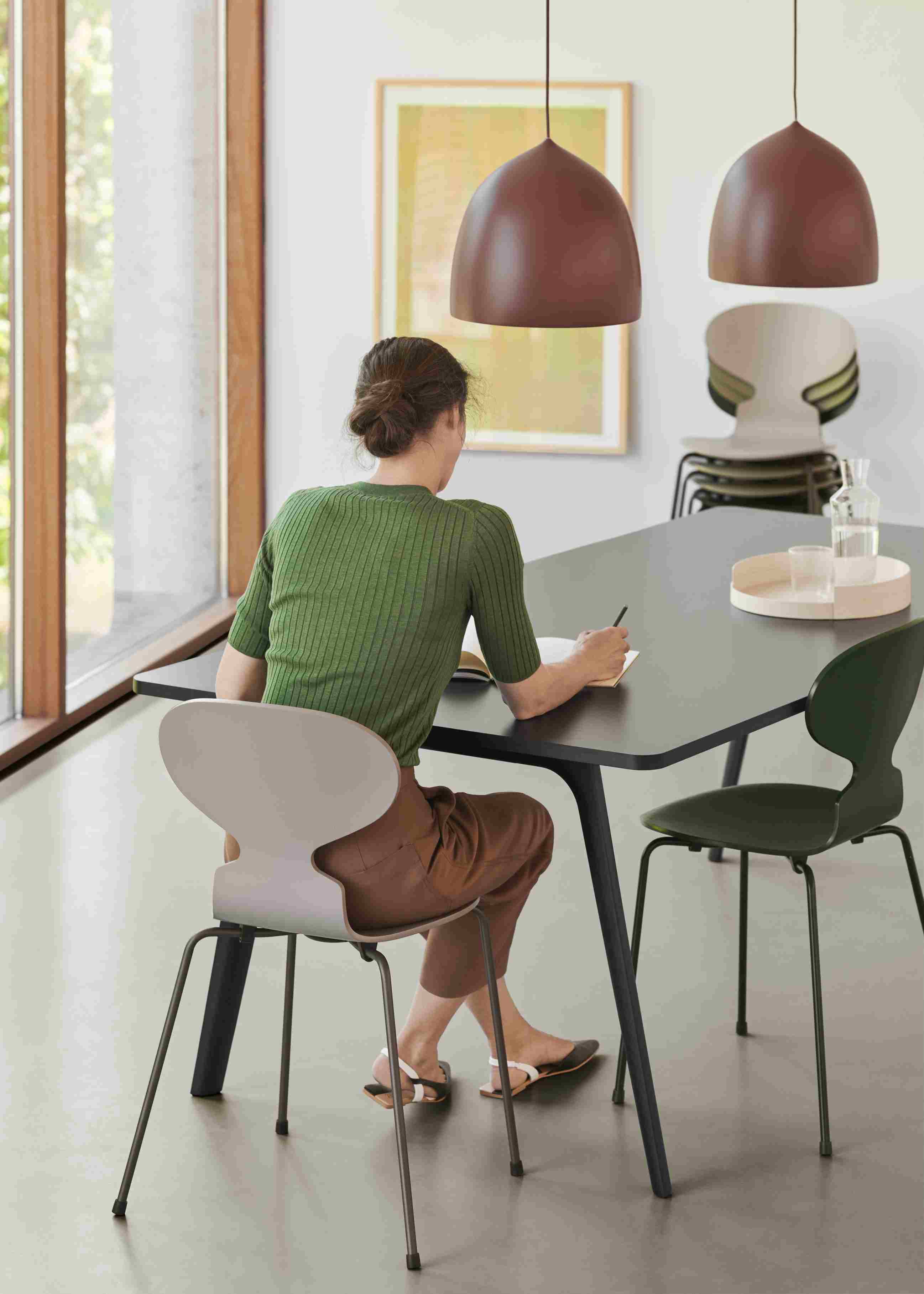 Die Ameise Stuhl 3101 4-Bein Gestell Fritz Hansen
