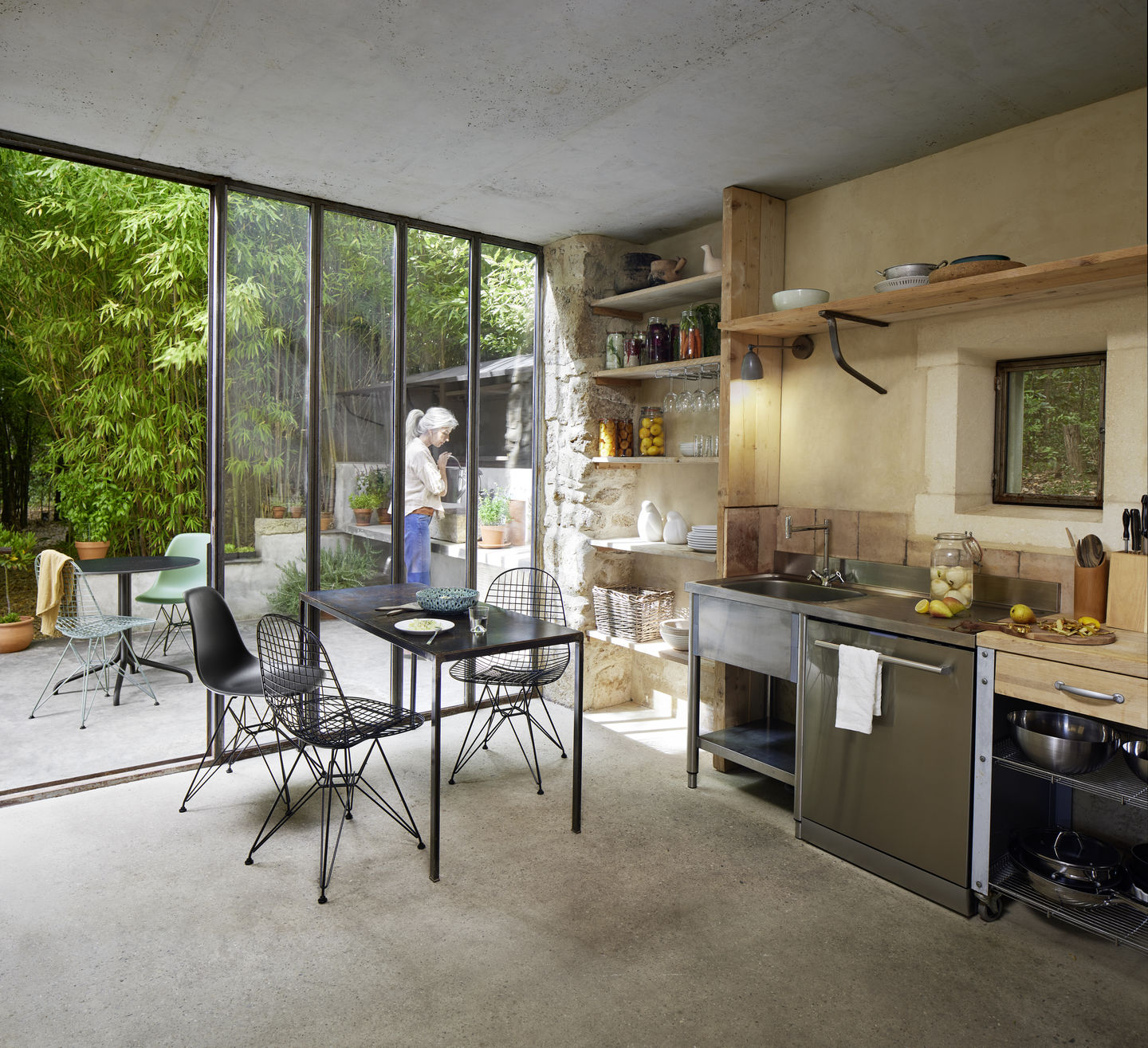 DKR Wire Chair Stuhl ungepolstert Vitra