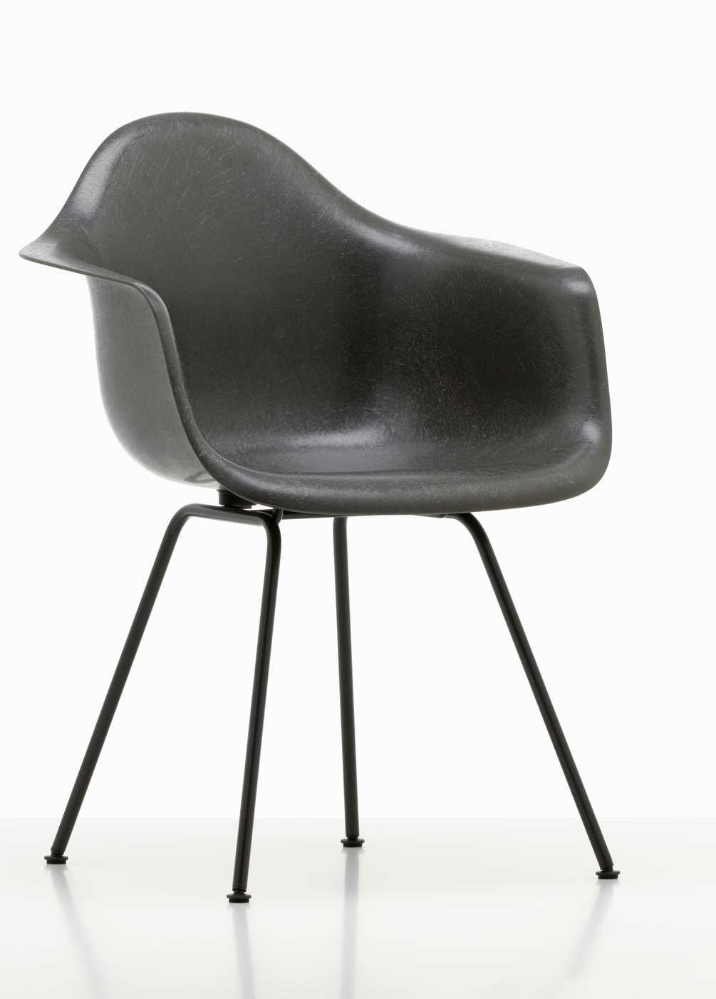 Eames Plastic Arm Chair DAX Stuhl Vitra Schwarz - Tiefschwarz