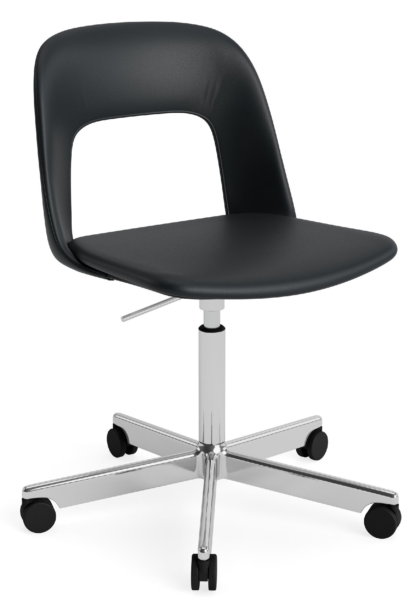 Layout Side Chair 144 5-Stern Drehfuß Stuhl Hay