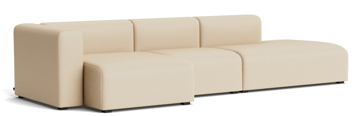 Mags Sofa 3-Sitzer Combination 4 mit Armlehne links Hay Stoff Hallingdal 220