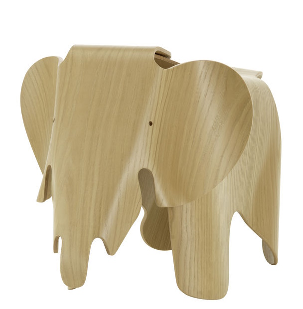 Eames Elephant Plywood Hocker Vitra 