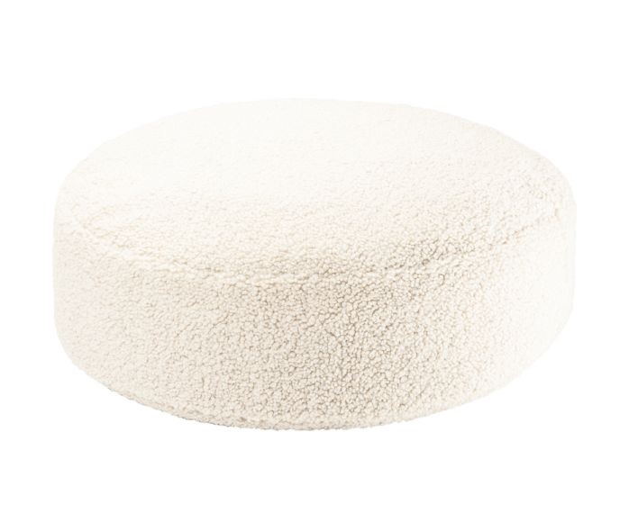 Kinder Ottomann Fußstütze Cremeweiß Wigiwama