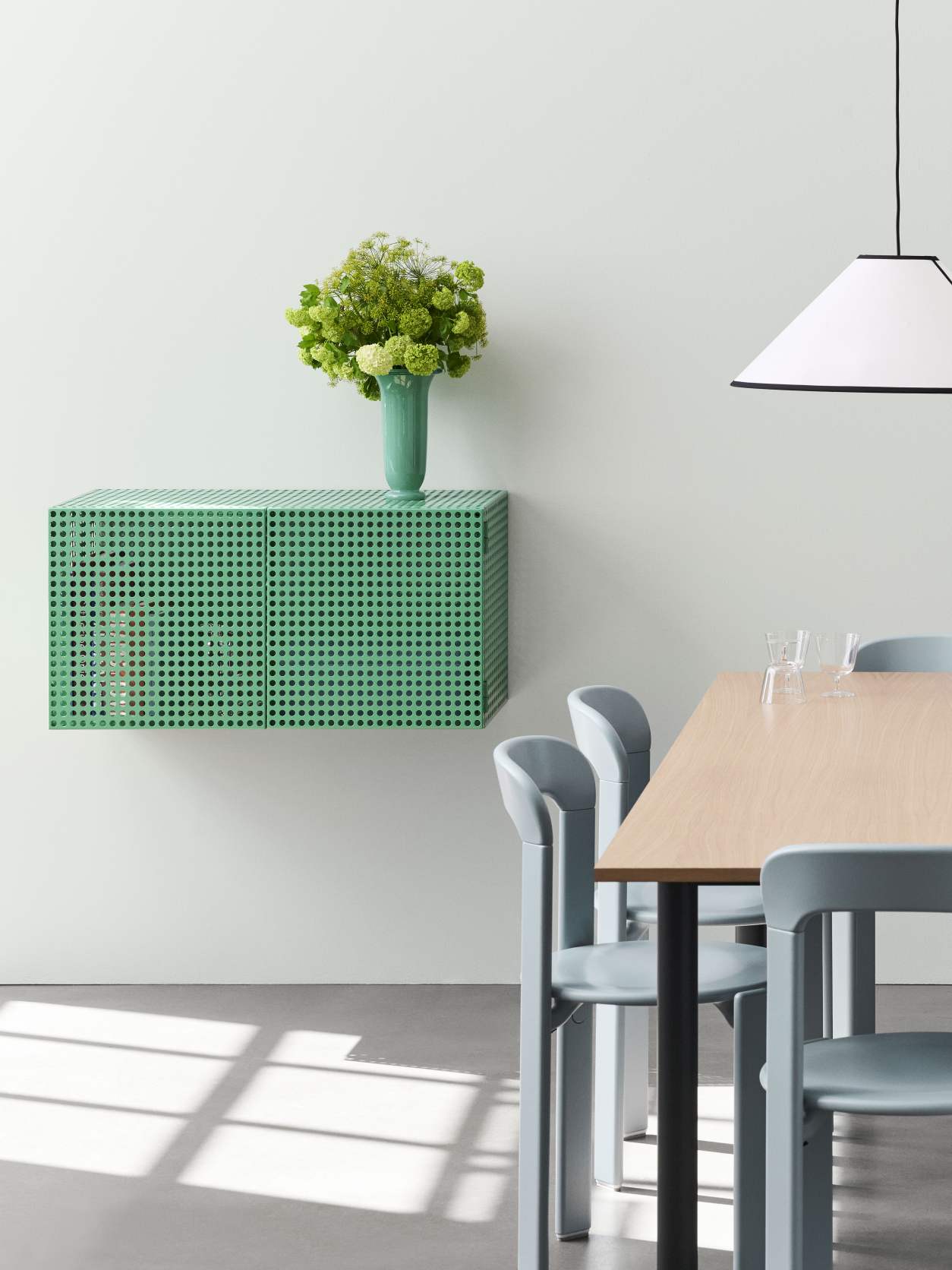 Perforated Cabinet Wall Small Wand Sideboard Hay