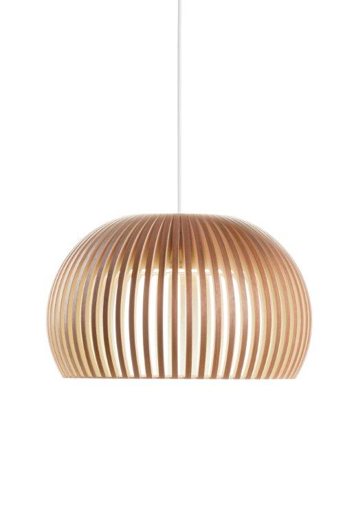 Walnuss / Kabel weiß