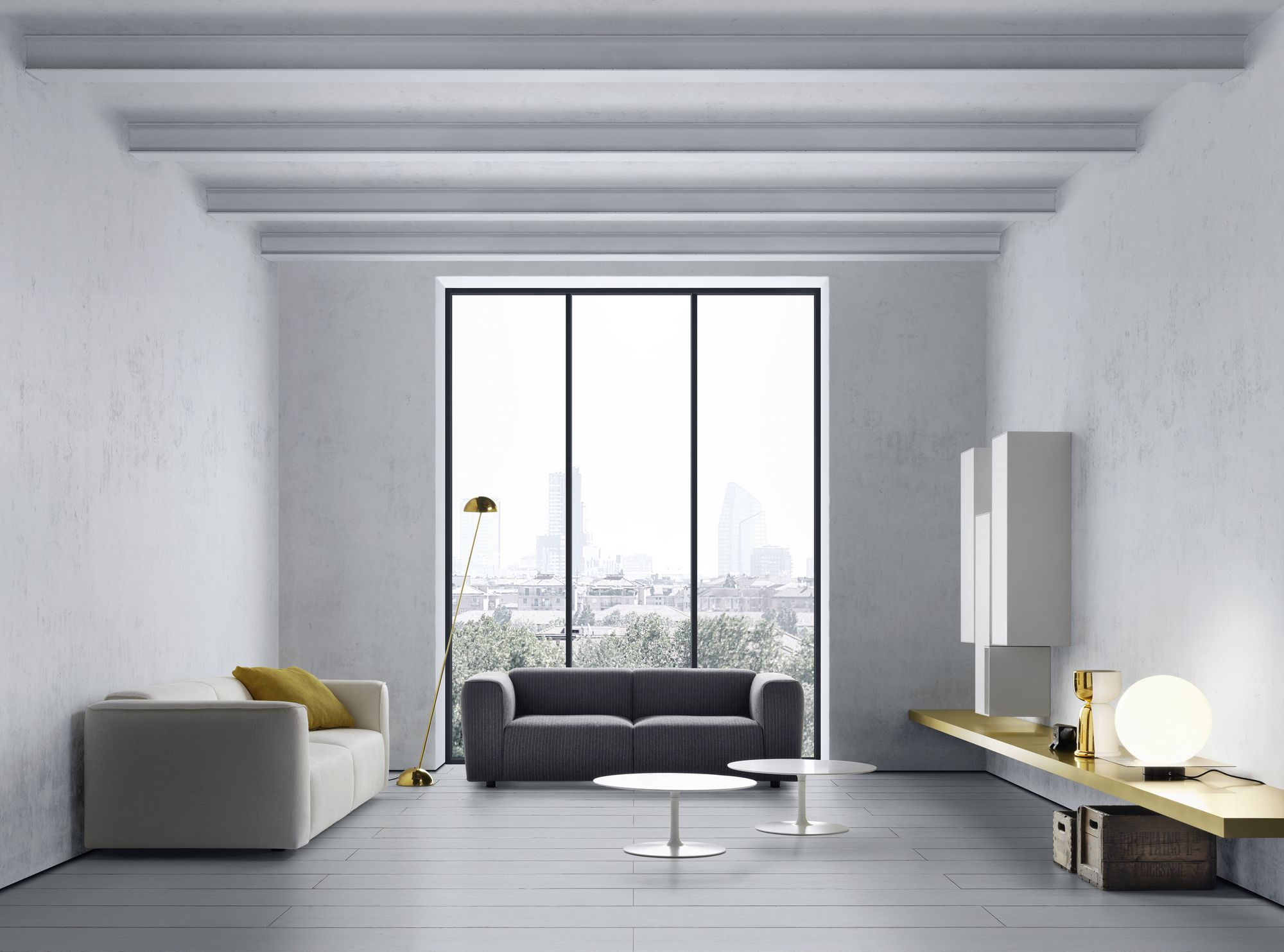 Flow Low Table Couchtisch MDF Italia