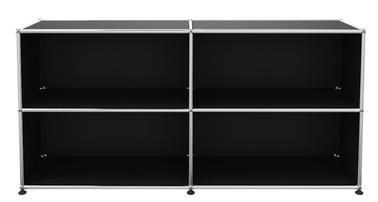 USM Haller Sideboard Offen Graphitschwarz - FAST DELIVERY