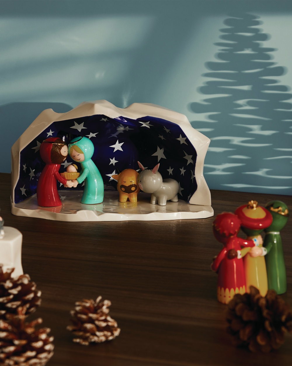 Happy Eternity Baby Weihnachtskrippe AGJ01 W Alessi