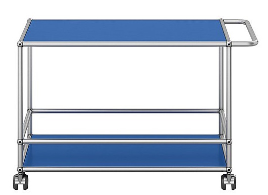 USM Haller Servierwagen / Barwagen – QUICK SHIP-enzianblau