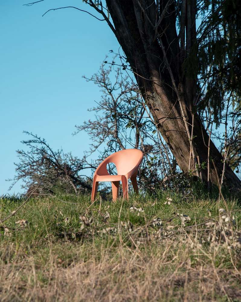 Bell Chair Indoor/Outdoor Stuhl mit Armlehnen stapelbar Magis