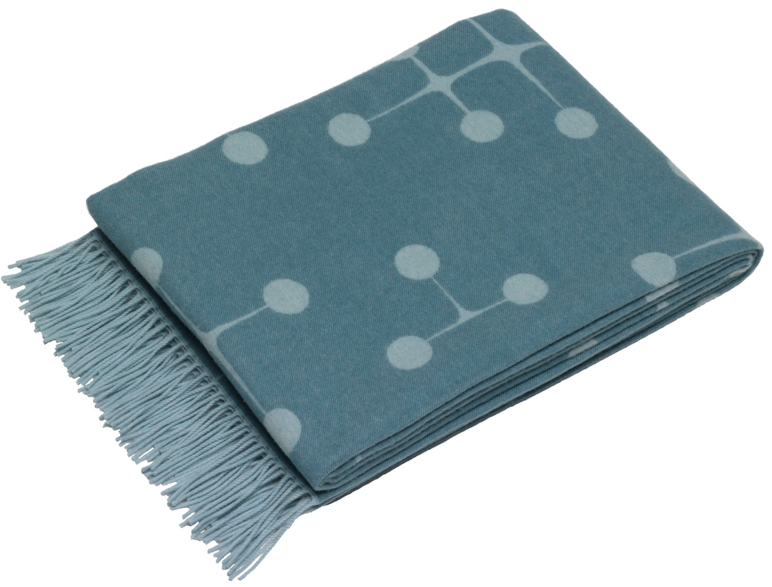 Eames Wool Blanket Wolldecke Vitra-hellblau