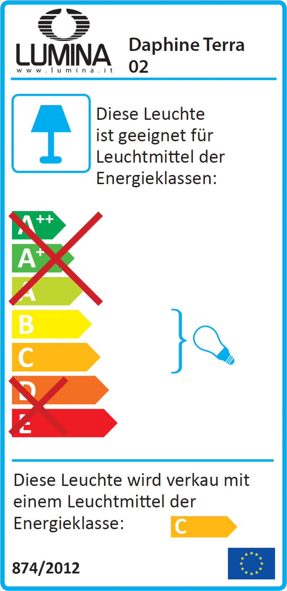 Daphine Terra LED Stehleuchte matt weiß Lumina