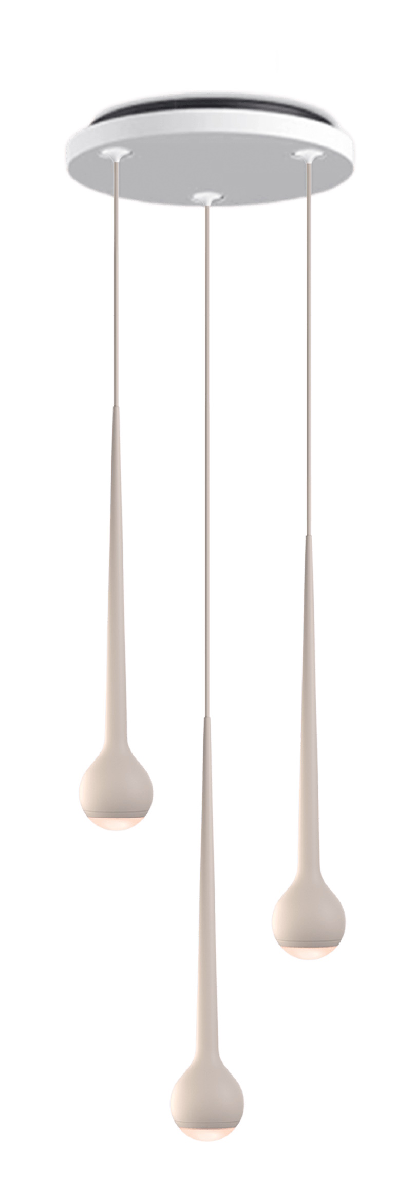 Falling Sun Water Pendelleuchte Grau