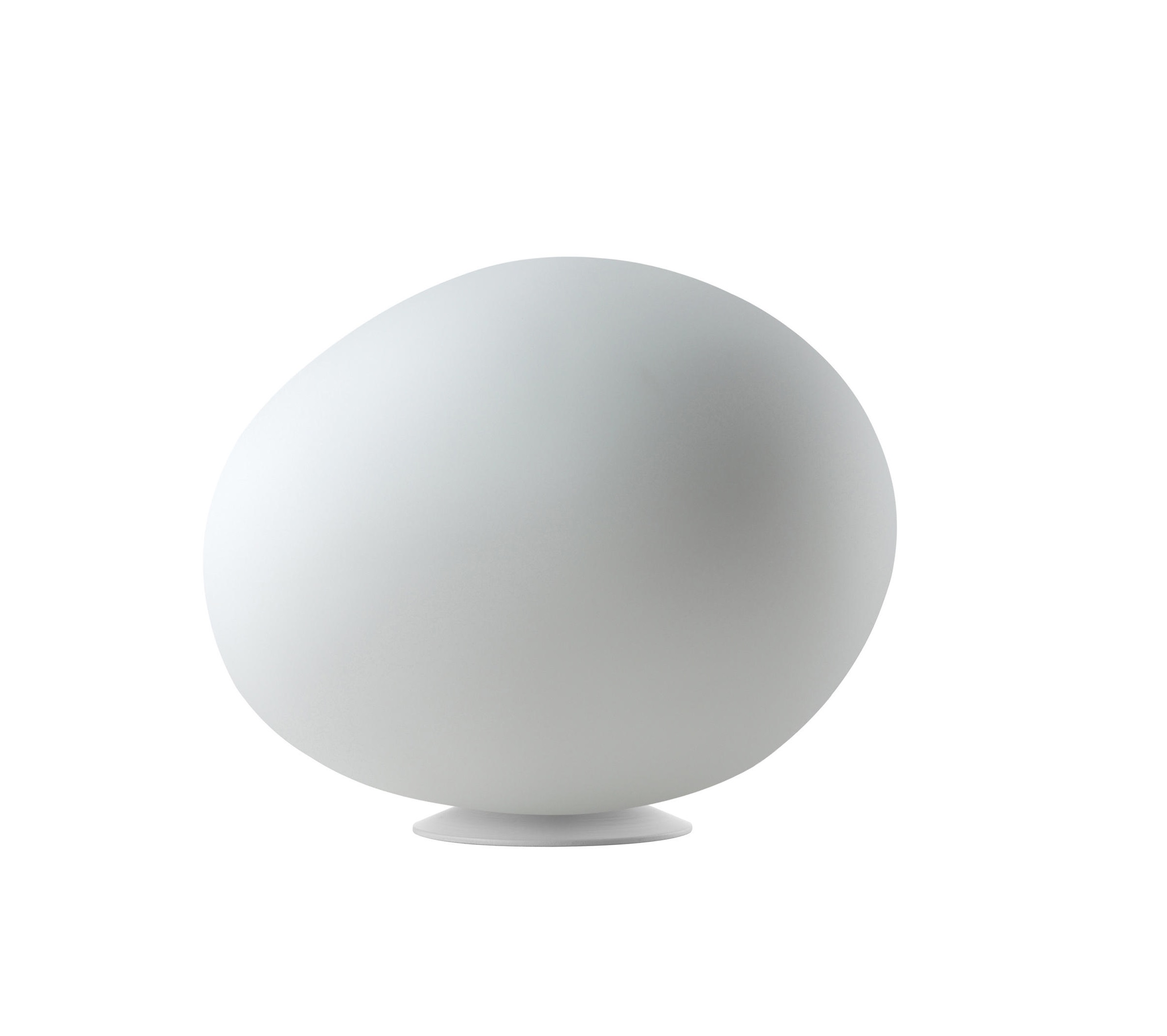 Weiße Gregg Outdoor Leuchte von Foscarini, moderne Bodenleuchte für den Garten.