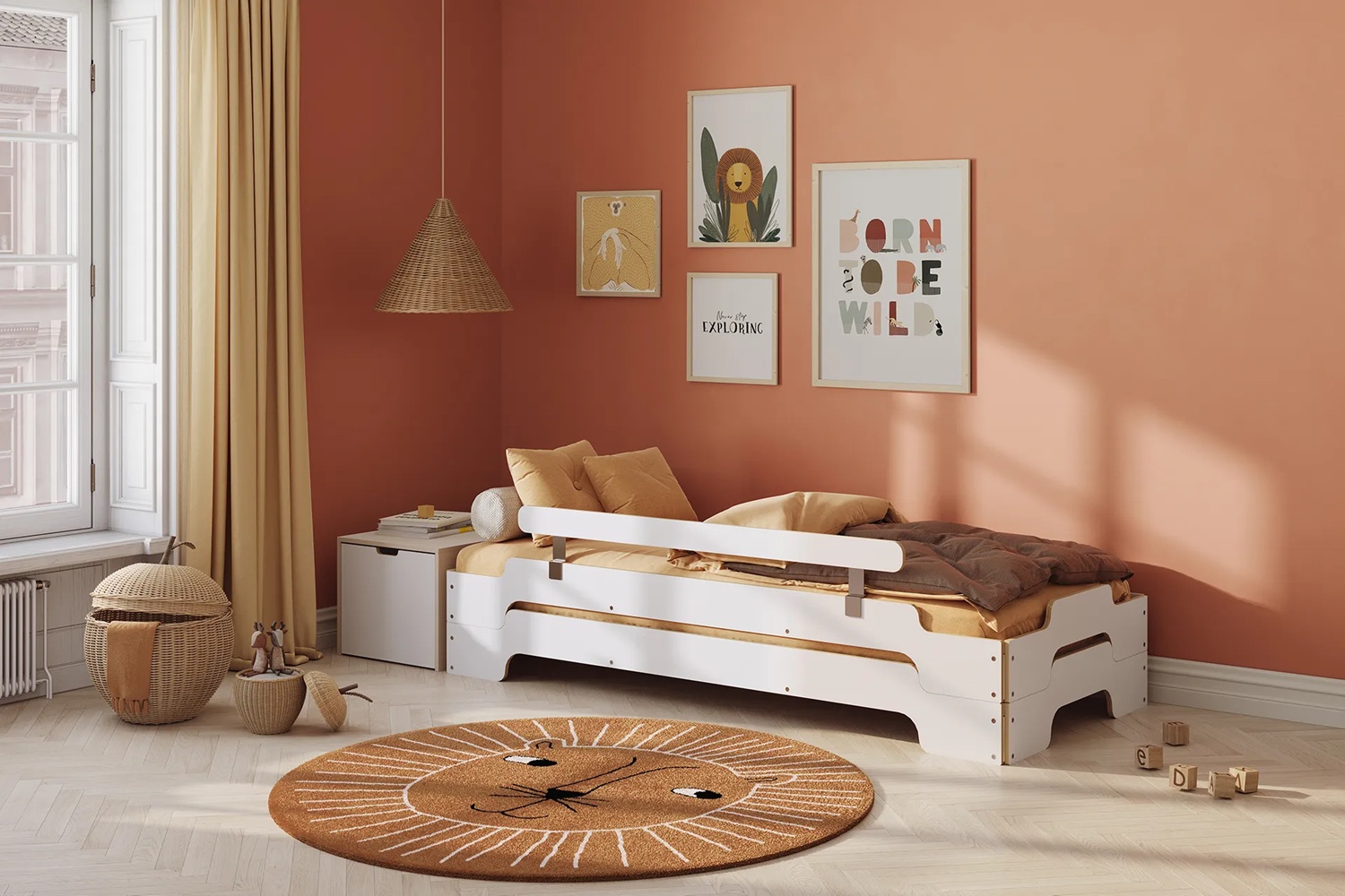 Rausfallschutz / Begrenzungsleiste für Stapelliege Müller Small Living